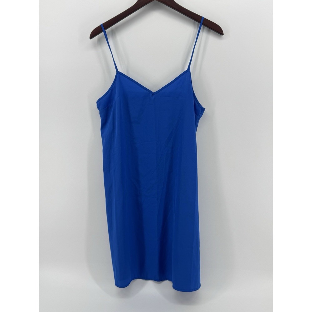 French‎ Connection Blue Midi Slip Dress Size M
